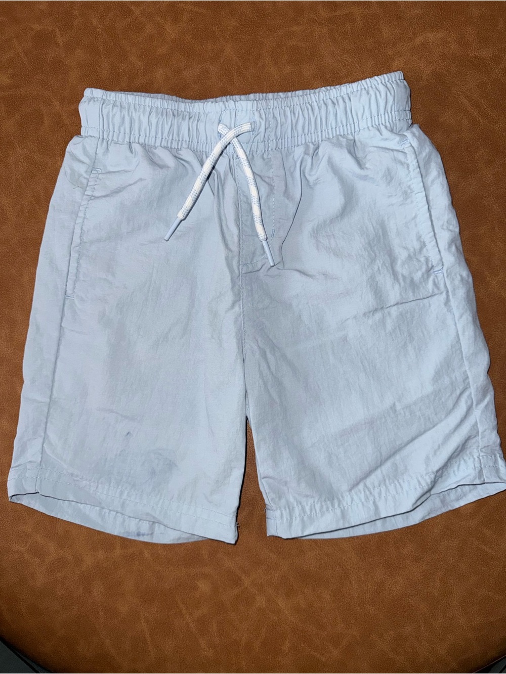 Old Navy Boys 4T Light Blue Elastic Waist Drawstring Shorts
